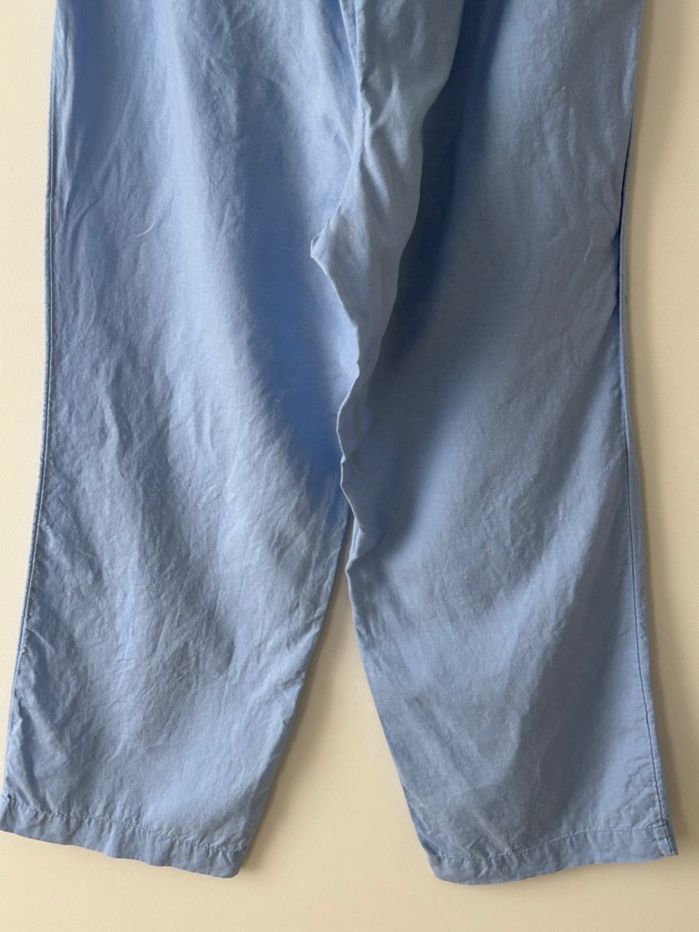 Charter Club 100% Linen Blue Wide Leg Pants - Picture 10 of 16